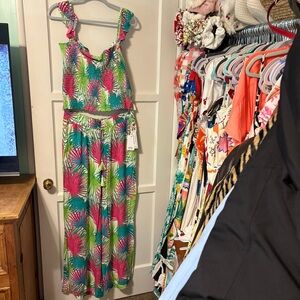 Rose + Olive top & pants set